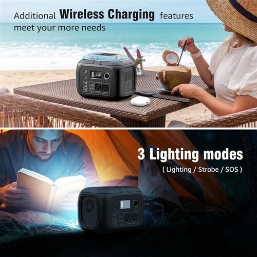 300W 260Wh Portable Power Station with Solar Panels 40W Sola