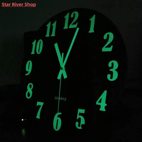 12 Inch Luminous Wall Clock Silent for Kitchen Living Room