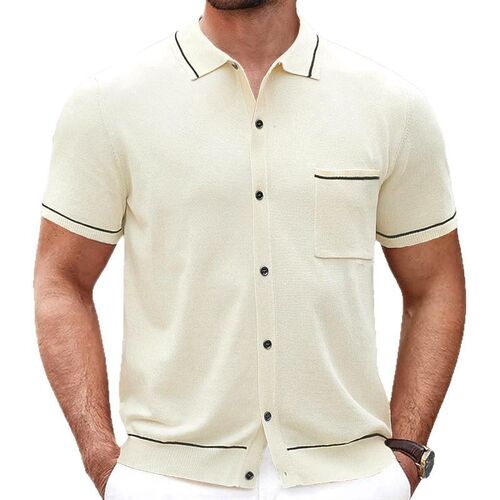 Mens Knitwear Mens Anti-pilling Ice ol Silk Knitwear Sy001