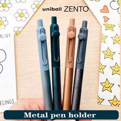 New Uni uniball Zento Metal 0.38mm/0.5mm Signature Gel Pen F