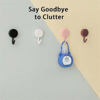 10/20PCS Self Adhesive Wall Hook Strong Without Drilling