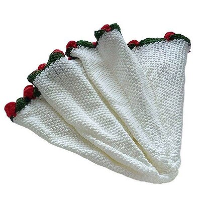 DIY Handmade 3D Rose Blanket Hand-Woven DIY Material Kit