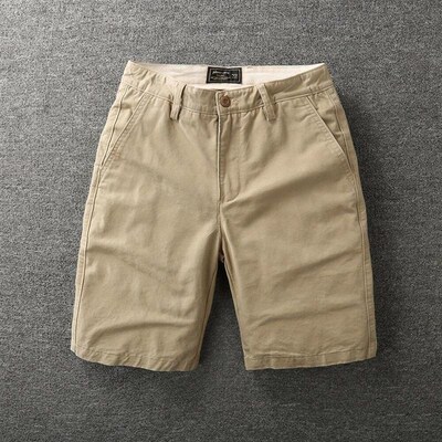 Khaki Shorts Men Summer Casual Shorts 2023 Work Wear Sreet S