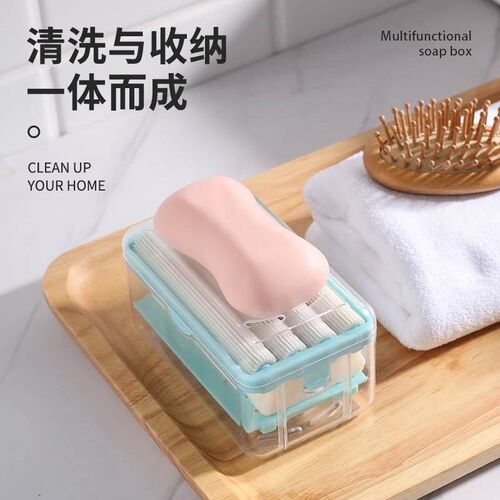 Soap Box No Rubbing Foam Maker Multifunctional Drain Laundry