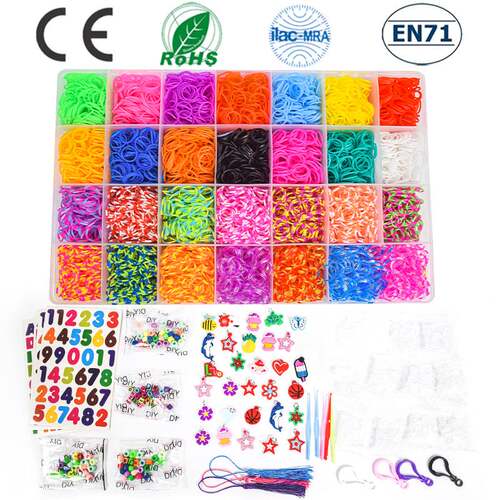 Loom Bands Rainbow Rubber Band Woven DIY Rubber Band Brle