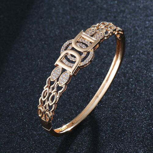 2023 Elegant Double D Lettering Round Cut Flower Lady High-E