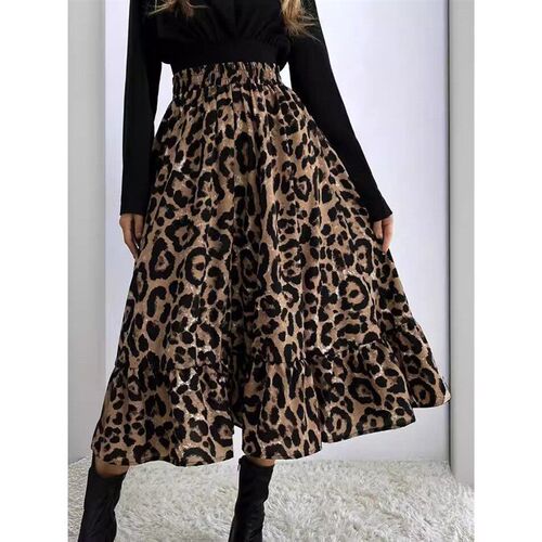 Large Number Of In Stock Womens Sexy Leopard Print High Wai