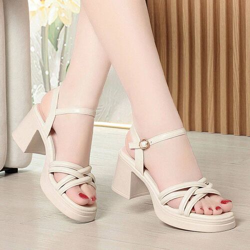 Thick-Soled High Heel Sandals For Women In Summer New Style