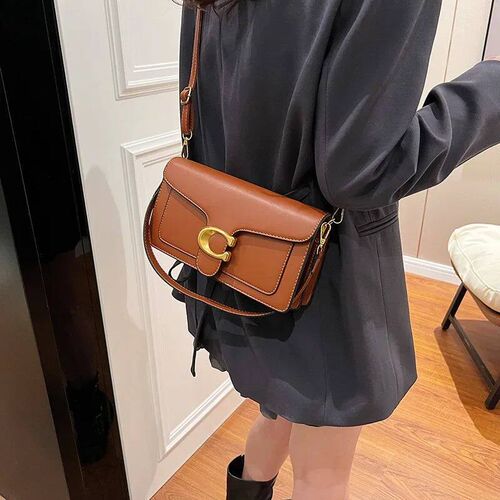 2025 New Women High-End Pure Color Simple Square Bag Multi-