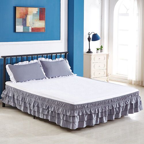 Bedding Pleated Elastic Bed Skirt ver Princess Style Three-l