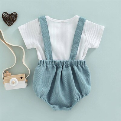 Ma&Baby 0-24M Newborn Infant Baby Boys Clothes Set Short Sle