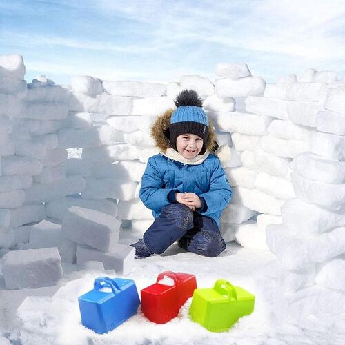 Winter Block Mold Funny Plastic Castle Foundation Brick Outd