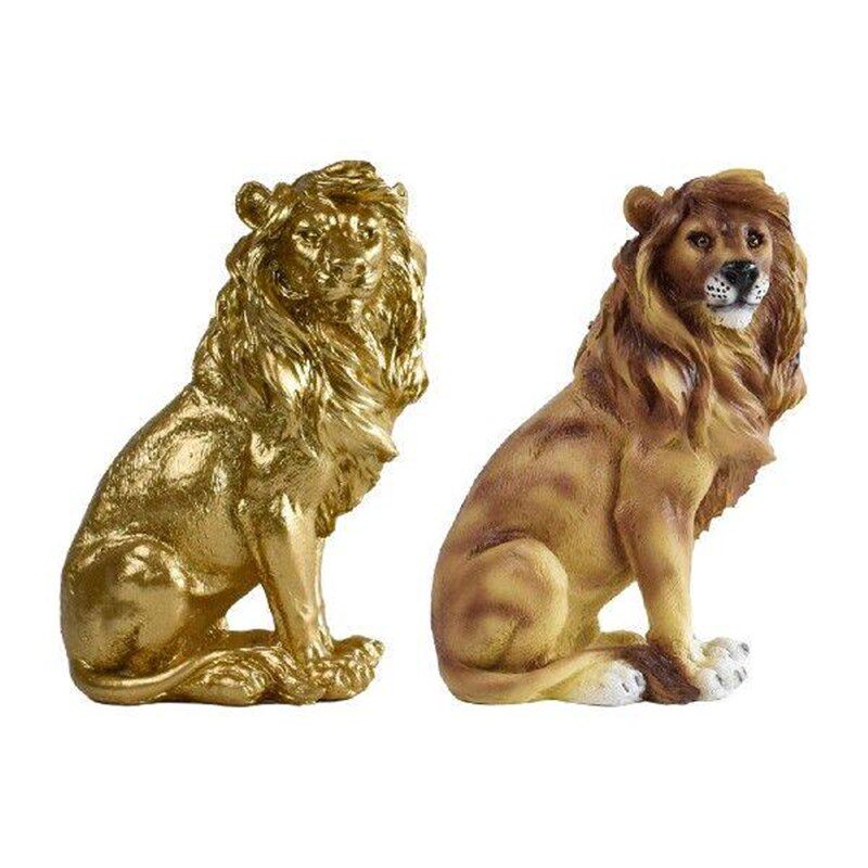 Small Lion Statue Collectible Home Decor Ornament - 实物图