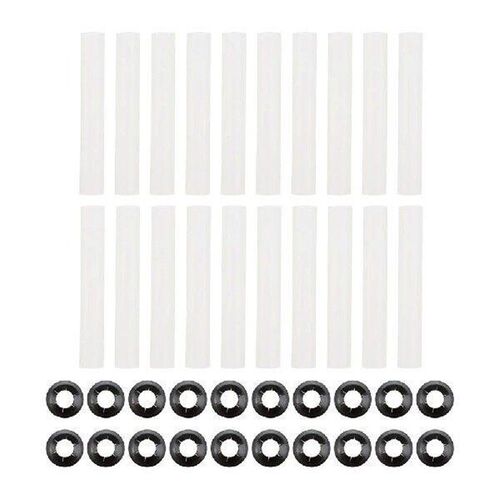 20Pcs Quiet Garage Door Rollers Bearing 80mm Roller Shaft