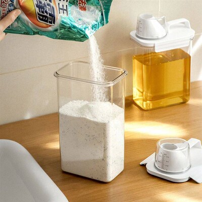 1100/1800/2300Ml Refillable Laundry Detergent Dispenser Empt
