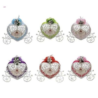 Carriage Style Boxes Candy Container Thank You Gift Boxes