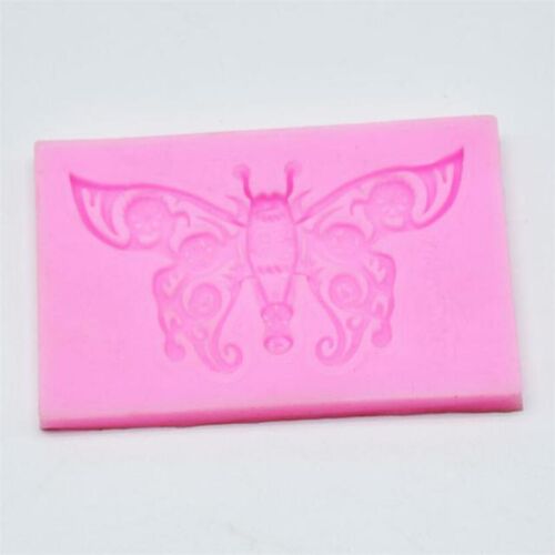 Butterfly Relief Flower Silicone Lace Mold Cupcake Fondant M