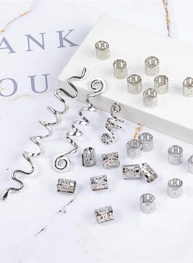 28pcs/set Hairpin for Women Girls Fashion Round Charms Spira