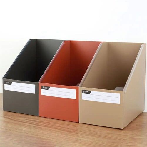 Plastic Foldable Book Storage Box Simple Large Capacity Wate
