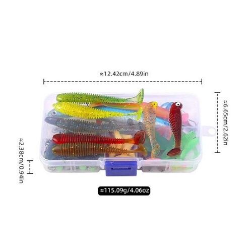 86Pcs/Set Lure Kit Simulation Sequin Bait Multifunction
