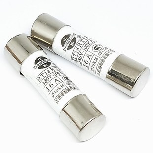 RT18 RT1 10X38 正浩RO15熔断器 0.5 R015陶瓷保险丝管