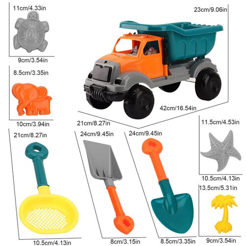 8PCS Children Beach Toys Baby Beach Game Toy Kit Sand Box Sa