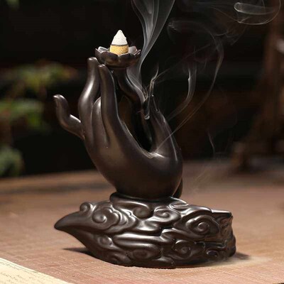 backflow incense burner aromatherapy burner indoor sandalwoo