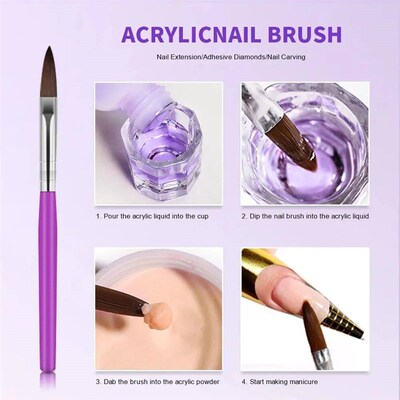 120ml/240ml Acrylic Liquid Crystal Nail Supplies Comes With