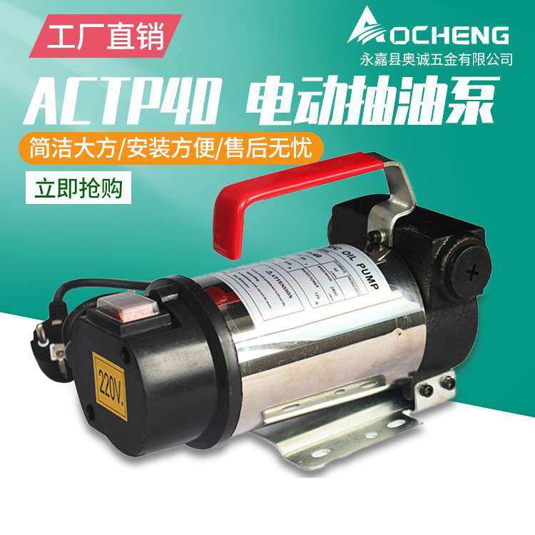奥诚ACTP40微型220V电动抽油泵 吸油泵柴油泵抽水泵 车载加油泵,3C数码配件,其它配件,淘宝优惠券,粉丝福利购,淘宝优惠卷