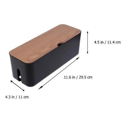 Power Cord Storage Box Cable Management Holder Wire ganizer