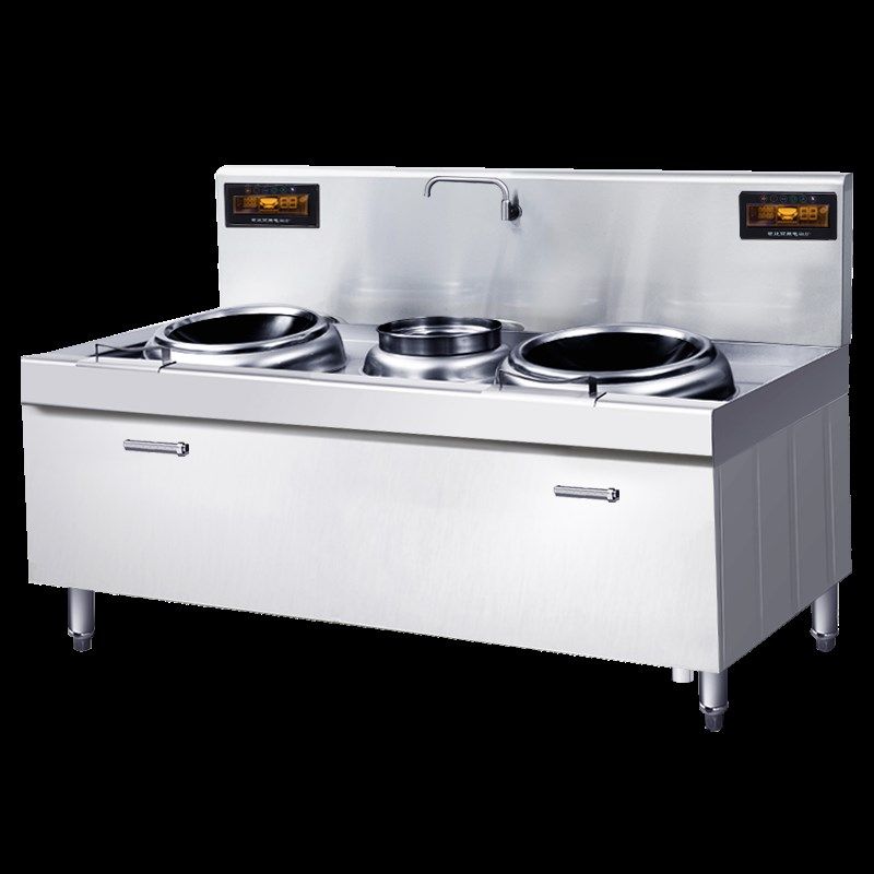 商用头电磁炉钣店专用食堂电炒锅炒炉电磁灶灶凹面大功率15KW,厨房电器,商用立式电磁炉/电陶炉,淘宝优惠券,粉丝福利购,淘宝优惠卷