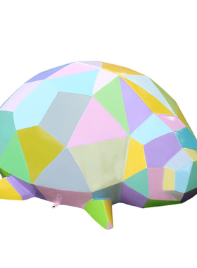 玻璃纤维几何七星瓢虫雕塑样品屋展示中心幼儿园大型甲壳虫卡通动