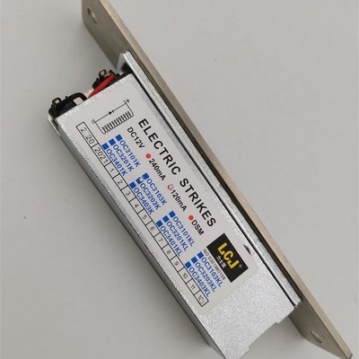 办公室不锈钢门防盗阴极锁LCJ力士坚电锁口OC3203K门禁宽口电子锁