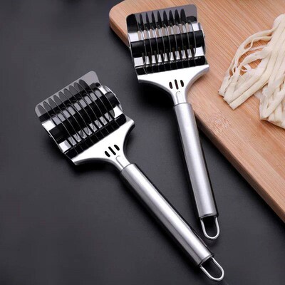 Manual Noodle Cutter Rolling Stainless Steel Spaghetti Maker
