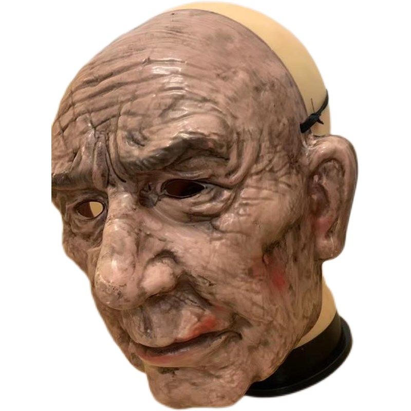 万圣节PVC恐怖面具 密室逃脱角色扮演老头道具老爷爷全脸人物面罩,节庆用品/礼品,面具,淘宝优惠券,粉丝福利购,淘宝优惠卷