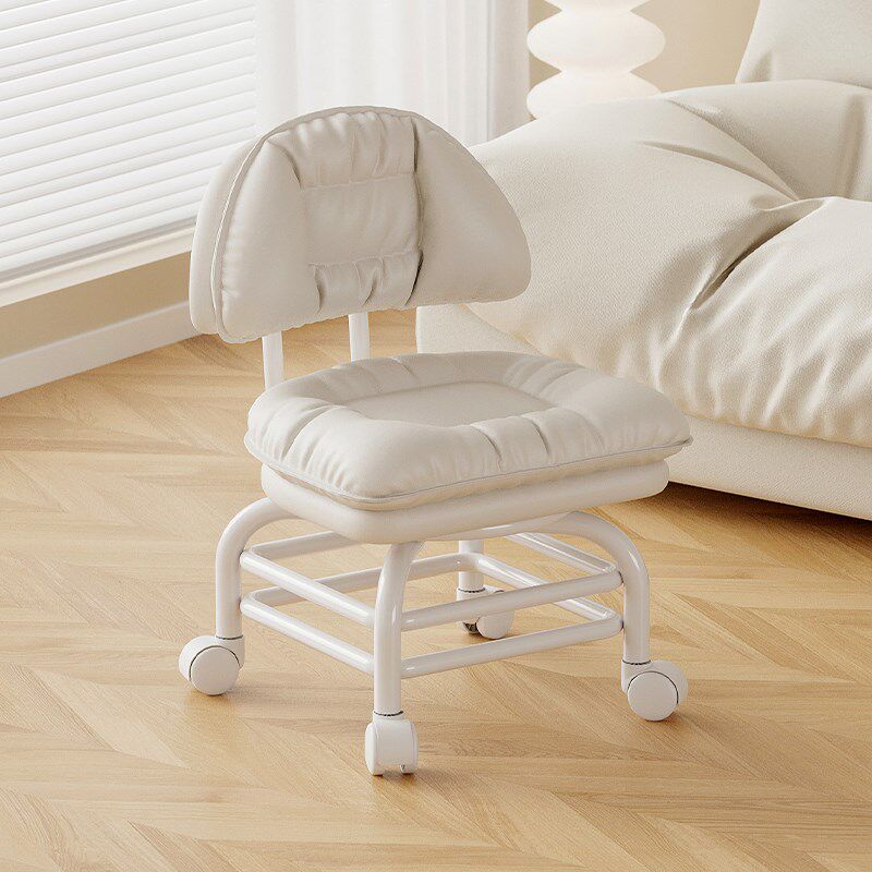 万向轮小超静音滑轮矮凳软坐垫家用结实耐用带靠背滚轮小板凳,住宅家具,矮凳,淘宝优惠券,粉丝福利购,淘宝优惠卷