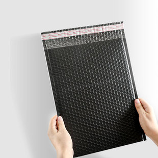 气泡袋1520黑色共挤膜防震泡沫袋快递打包泡泡包装袋信封袋
