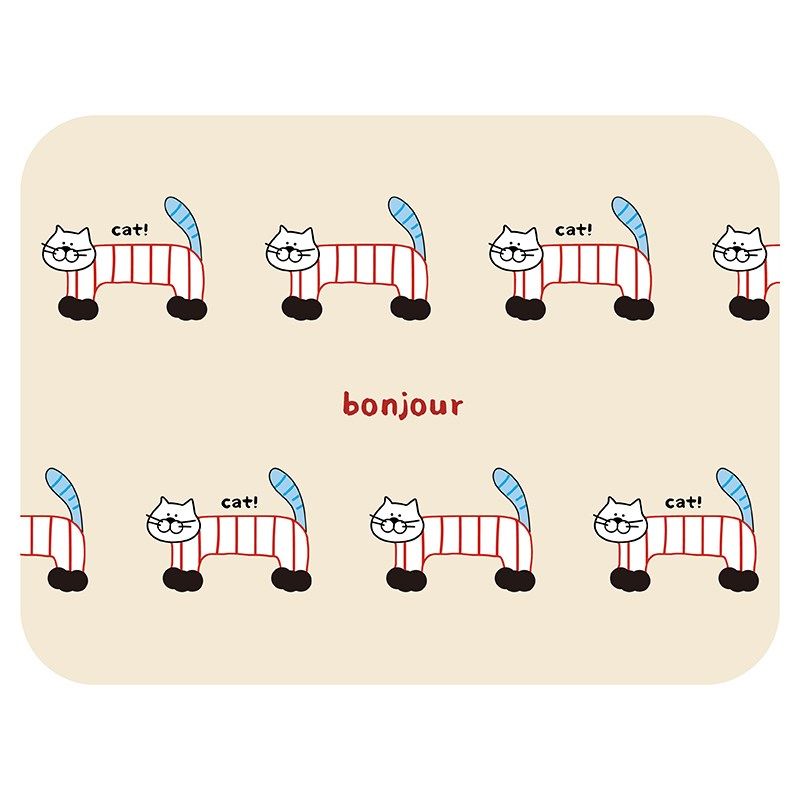 高级感韩式猫咪皮革餐垫防水防油免洗咖啡台垫隔热桌面保护杯垫子,居家布艺,餐垫,淘宝优惠券,粉丝福利购,淘宝优惠卷