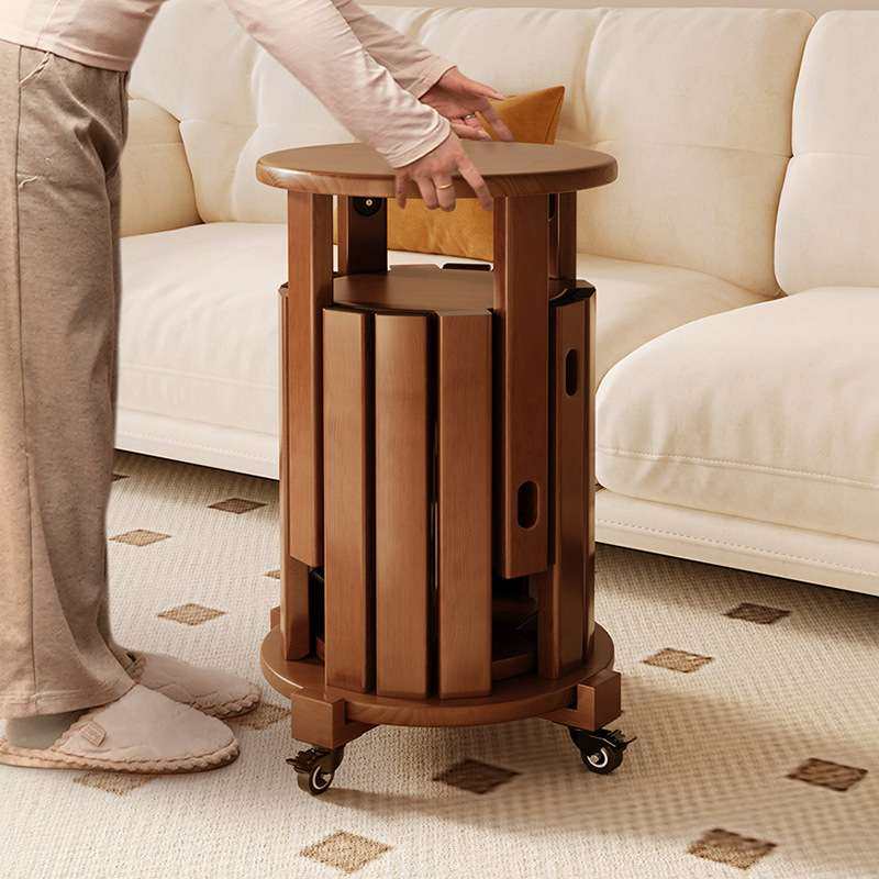 实木凳子可叠放高凳子家用叠叠乐圆凳备用板凳餐桌凳结实耐用椅子,3C数码配件,其它配件,淘宝优惠券,粉丝福利购,淘宝优惠卷