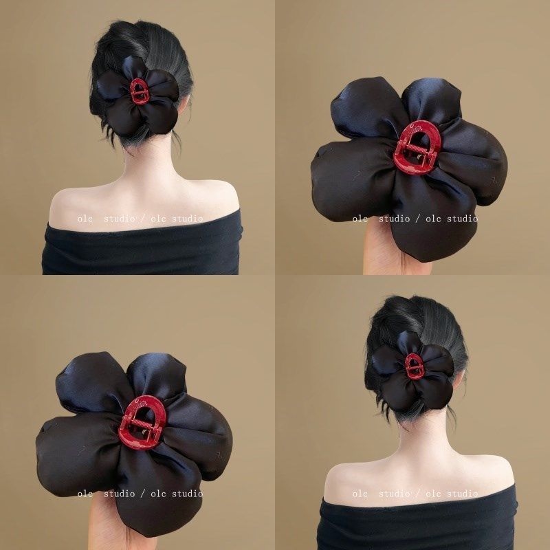 上头绝美~韩里韩气超大花朵复古撞色大号发抓洋气抓夹潮盘发器,户外/登山/野营/旅行用品,旅行发卡,淘宝优惠券,粉丝福利购,淘宝优惠卷