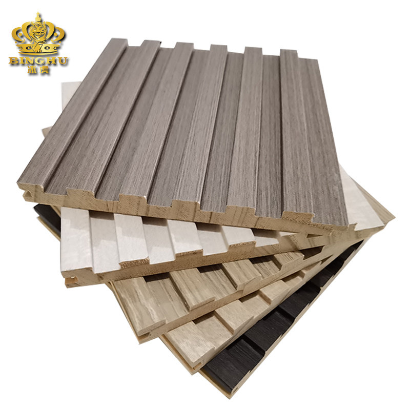 实木小长城格栅板背景墙装饰板生态木吊顶客厅电视墙凹凸形木格栅