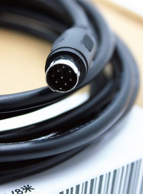 维控触摸屏与台达/信捷PLC通讯线MD8圆口8针转串口9孔RS232连接线