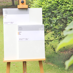 温莎牛顿亚麻油画框流体画丙烯颜料布面细纹涂层方形油画板麻布