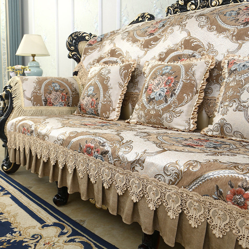 欧式沙发垫四季通用防滑新款坐垫贵妃扶手座垫盖布沙发套罩巾高级,居家布艺,沙发垫,淘宝优惠券,粉丝福利购,淘宝优惠卷