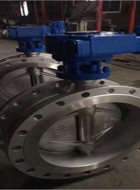 D343W-16P不锈钢三偏心涡轮法兰蝶阀D343W-25P涡轮法兰蝶阀蝶