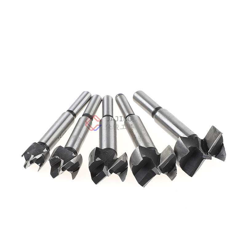 5件套木盒装平翼钻敏口钻5pc木工开孔器打孔钻头扩孔铰链木材刃具