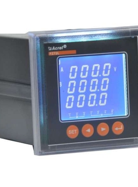 供应Acrel PZ80L-E3/C 三相三相输入AC100V多功能电能表76*76mm
