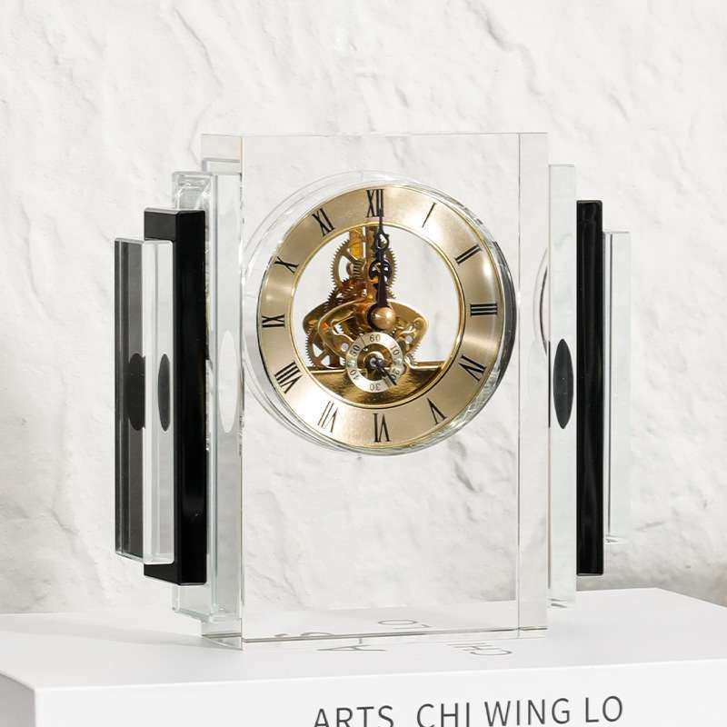 轻奢水晶坐钟时钟桌面摆件客厅玄关书柜电视柜样板间摆设家居软装,3C数码配件,其它配件,淘宝优惠券,粉丝福利购,淘宝优惠卷