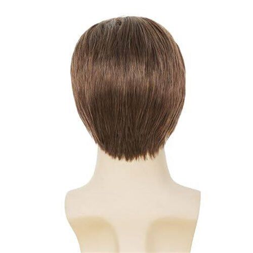 Mens Fashionable And Elegant Short Hair, Brown Side-parted