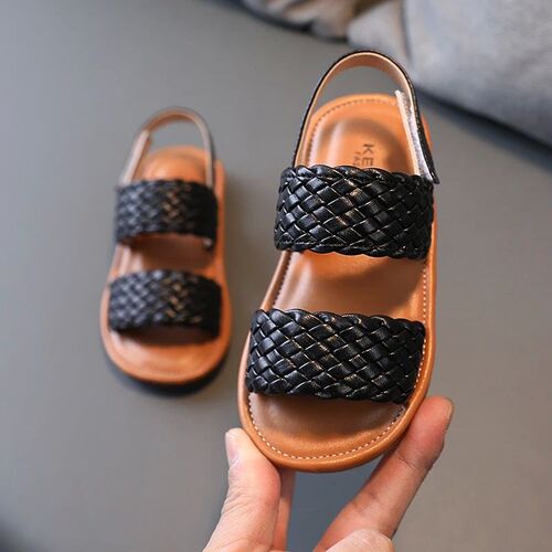 Girl Sandals Braided Open Toe Fashion Vacation Summer Childr